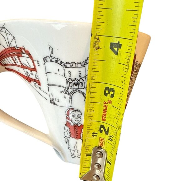 Villeroy & Boch 1748 Right Twisted Handle Coffee Mug Cup Landmarks Koln Germany - Picture 8 of 11